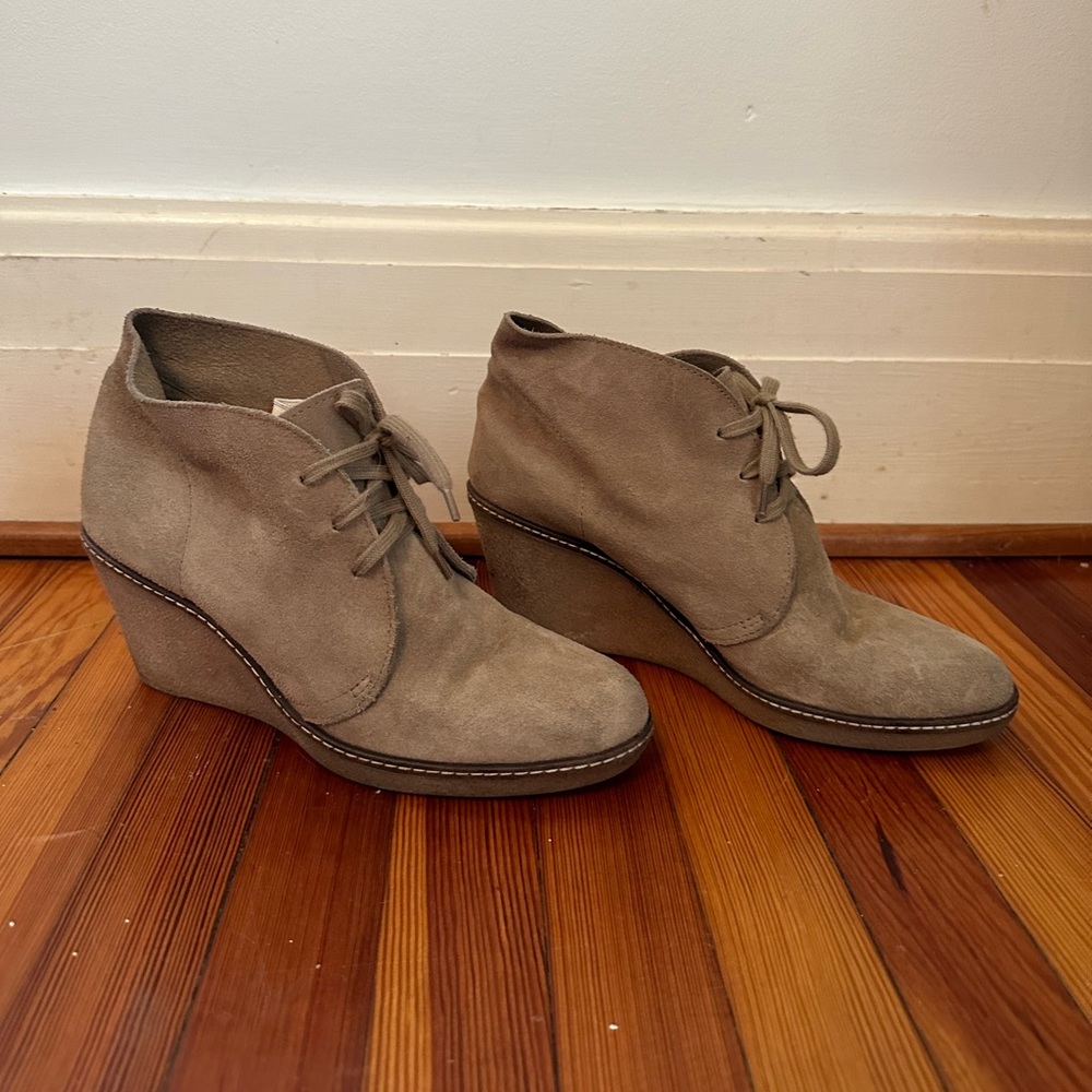 J. Crew Macalister Suede Heeled Ankle Boots
